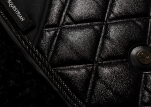 
                  
                    Load image into Gallery viewer, &amp;#39;The King&amp;#39; Black Stardust Jewel Saddle Pad
                  
                