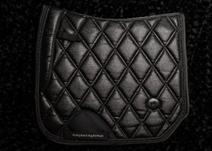 
                  
                    Load image into Gallery viewer, &amp;#39;The King&amp;#39; Black Stardust Jewel Saddle Pad
                  
                
