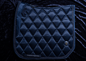 
                  
                    Load image into Gallery viewer, &amp;#39;The Prince&amp;#39; Navy Jewel Saddle Pad
                  
                