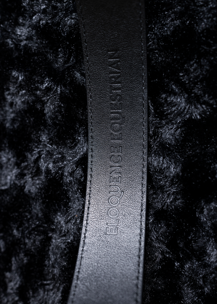 
                  
                    Load image into Gallery viewer, E by Eloquence Black Leather Belt
                  
                