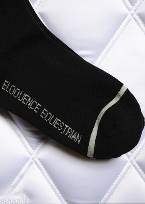 
                  
                    Load image into Gallery viewer, Signature Black Riding Socks
                  
                