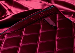 
                  
                    Load image into Gallery viewer, &amp;#39;The Empress&amp;#39; Ruby Red Jewel Saddle Pad
                  
                