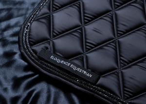 
                  
                    Load image into Gallery viewer, &amp;#39;The King&amp;#39; Black Jewel Merino Fleece Saddle Pad
                  
                