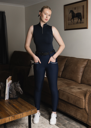 
                  
                    Load image into Gallery viewer, NEW Navy &amp;#39;Charlotte&amp;#39; Riding Tights
                  
                