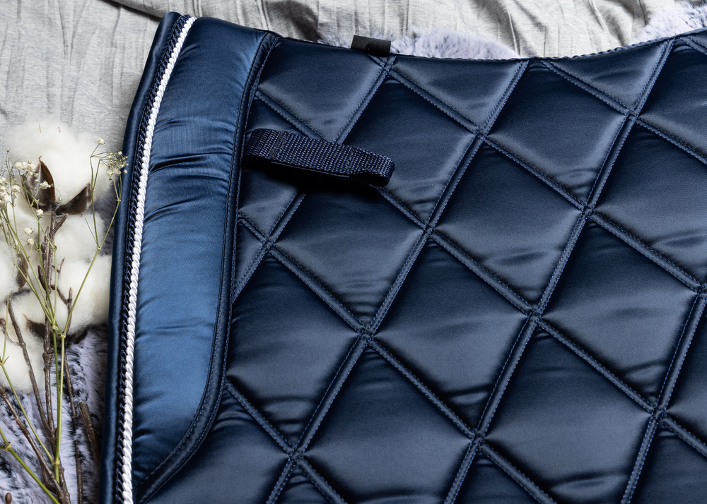 
                  
                    Load image into Gallery viewer, &amp;#39;The Prince&amp;#39; Navy Saddle Pad
                  
                