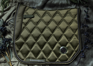 
                  
                    Load image into Gallery viewer, &amp;#39;The Majesty&amp;#39; Deep Olive Saddle Pad
                  
                