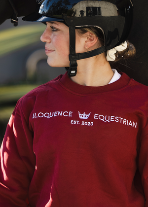 
                  
                    Load image into Gallery viewer, Black &amp;#39;Matilda&amp;#39; Equestrian Fleece Pullover
                  
                